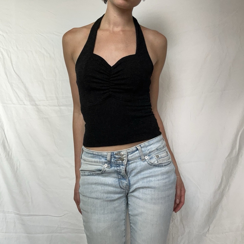 Y2K 90s Heart Moon Star Halter Top Whimsigoth Fairy Buffy